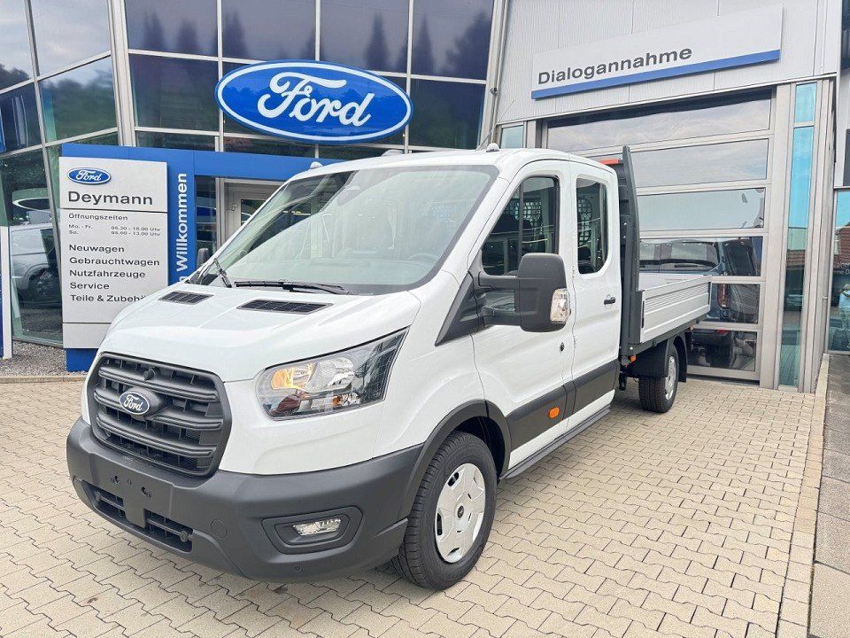 Fahrzeugabbildung Ford Transit 2,0 Ecoblue 350 L3 Doka Pritsche Trend